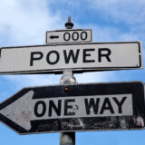 Power road sign